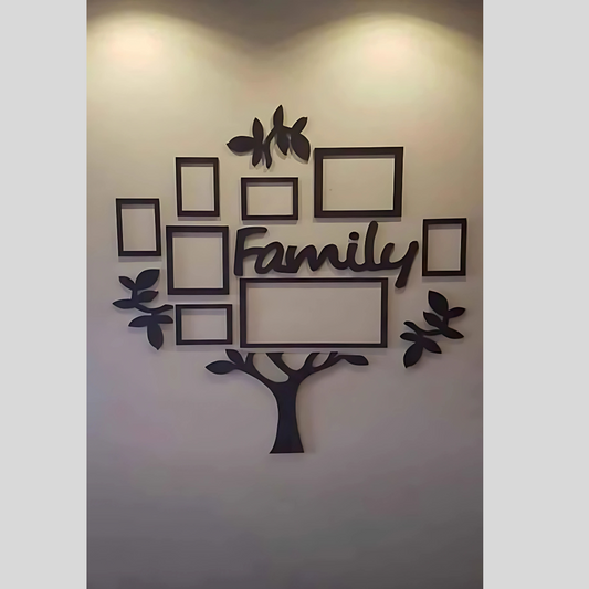 3d Wall Art Family Tree | Wooden Family Tree Photo Wall Decoration